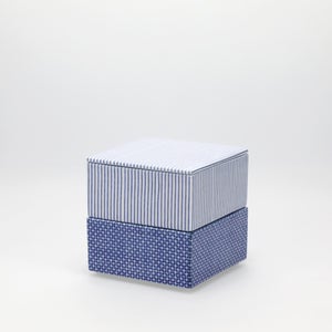 重箱 小＋蓋 2段セット 呉須 / 呉須 0005