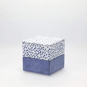 重箱 小＋蓋 2段セット 呉須 / 呉須 0011