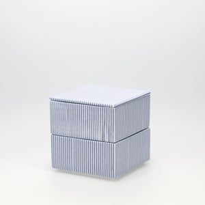 重箱 小＋蓋 2段セット 呉須 / 呉須 0063