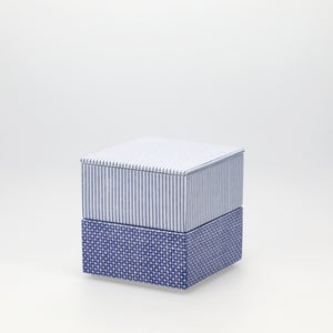 重箱 小＋蓋 2段セット 呉須 / 呉須 0066