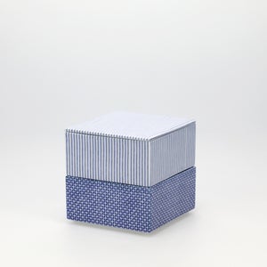 重箱 小＋蓋 2段セット 呉須 / 呉須 0068