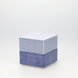 重箱 小＋蓋 2段セット 呉須 / 呉須 0069