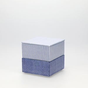 重箱 小＋蓋 2段セット 呉須 / 呉須 0073