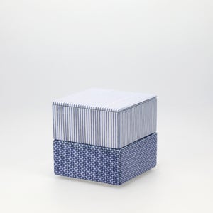 重箱 小＋蓋 2段セット 呉須 / 呉須 0075