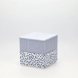 重箱 小＋蓋 2段セット 呉須 / 呉須 0086