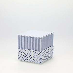 重箱 小＋蓋 2段セット 呉須 / 呉須 0087