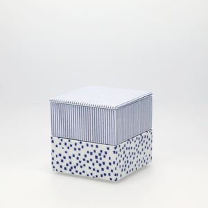 重箱 小＋蓋 2段セット 呉須 / 呉須 0089