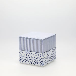 重箱 小＋蓋 2段セット 呉須 / 呉須 0090