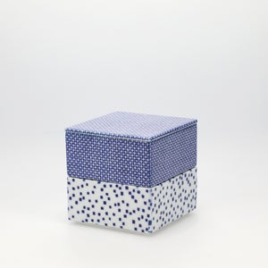 重箱 小＋蓋 2段セット 呉須 / 呉須 0096