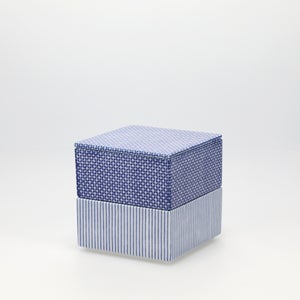 重箱 小＋蓋 2段セット 呉須 / 呉須 0102