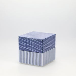 重箱 小＋蓋 2段セット 呉須 / 呉須 0103