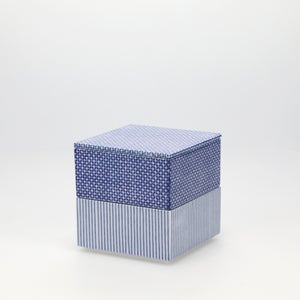 重箱 小＋蓋 2段セット 呉須 / 呉須 0104