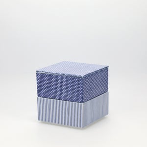 重箱 小＋蓋 2段セット 呉須 / 呉須 0105