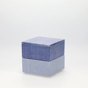 重箱 小＋蓋 2段セット 呉須 / 呉須 0107