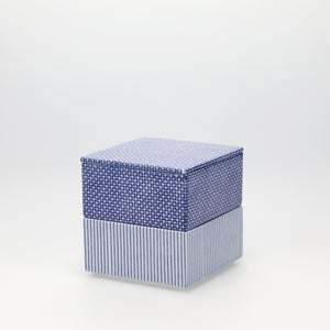 重箱 小＋蓋 2段セット 呉須 / 呉須 0110