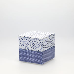 重箱 小＋蓋 2段セット 呉須 / 呉須 0121