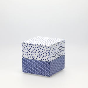 重箱 小＋蓋 2段セット 呉須 / 呉須 0123