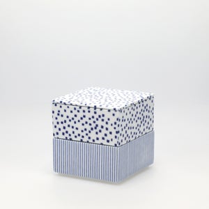 重箱 小＋蓋 2段セット 呉須 / 呉須 0129