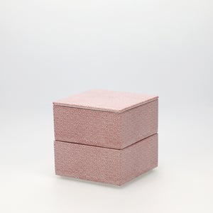 重箱 小＋蓋 2段セット 赤絵 / 赤絵 0243