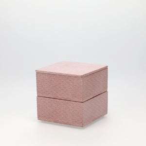 重箱 小＋蓋 2段セット 赤絵 / 赤絵 0244