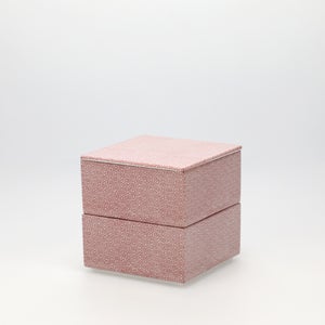 重箱 小＋蓋 2段セット 赤絵 / 赤絵 0245