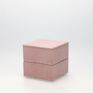 重箱 小＋蓋 2段セット 赤絵 / 赤絵 0246