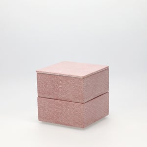 重箱 小＋蓋 2段セット 赤絵 / 赤絵 0247