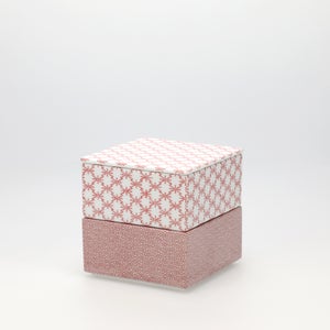 重箱 小＋蓋 2段セット 赤絵 / 赤絵 0256