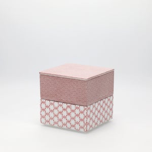 重箱 小＋蓋 2段セット 赤絵 / 赤絵 0037