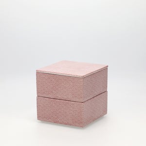 重箱 小＋蓋 2段セット 赤絵 / 赤絵 0244