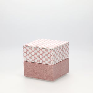 重箱 小＋蓋 2段セット 赤絵 / 赤絵 0253