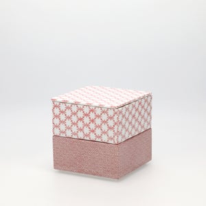 重箱 小＋蓋 2段セット 赤絵 / 赤絵 0254