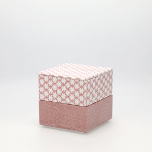 重箱 小＋蓋 2段セット 赤絵 / 赤絵 0255