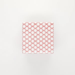 重箱 小＋蓋 2段セット 赤絵 / 赤絵 0039