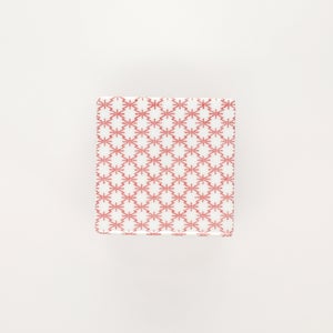 重箱 小＋蓋 2段セット 赤絵 / 赤絵 0255