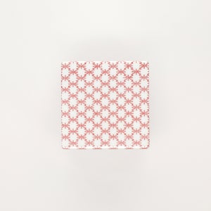 重箱 小＋蓋 2段セット 赤絵 / 赤絵 0256