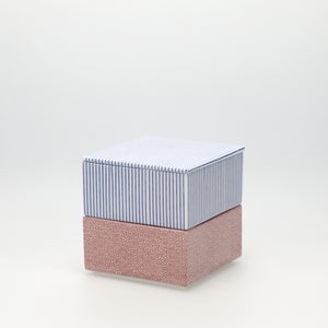 重箱 小＋蓋 2段セット 呉須 / 赤絵 0140