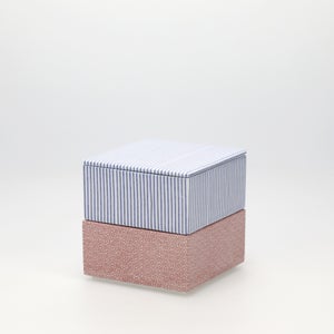 重箱 小＋蓋 2段セット 呉須 / 赤絵 0143