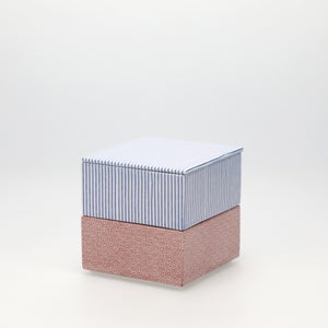 重箱 小＋蓋 2段セット 呉須 / 赤絵 0148