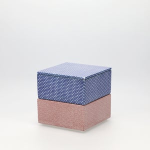 重箱 小＋蓋 2段セット 呉須 / 赤絵 0166