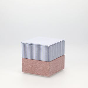 重箱 小＋蓋 2段セット 呉須 / 赤絵 0135