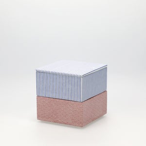 重箱 小＋蓋 2段セット 呉須 / 赤絵 0137