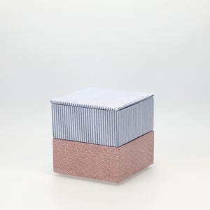 重箱 小＋蓋 2段セット 呉須 / 赤絵 0140