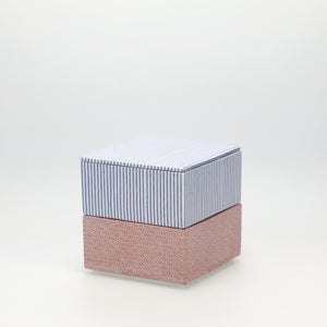 重箱 小＋蓋 2段セット 呉須 / 赤絵 0141