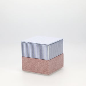 重箱 小＋蓋 2段セット 呉須 / 赤絵 0143