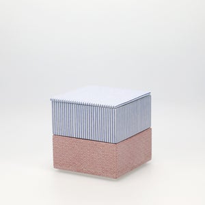 重箱 小＋蓋 2段セット 呉須 / 赤絵 0148