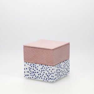 重箱 小＋蓋 2段セット 赤絵 / 呉須 0222