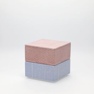 重箱 小＋蓋 2段セット 赤絵 / 呉須 0029