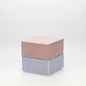 重箱 小＋蓋 2段セット 赤絵 / 呉須 0184