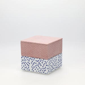 重箱 小＋蓋 2段セット 赤絵 / 呉須 0223